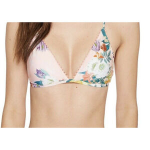 Isabella Rose Blossoms Bralette Swim Top Multi Size L